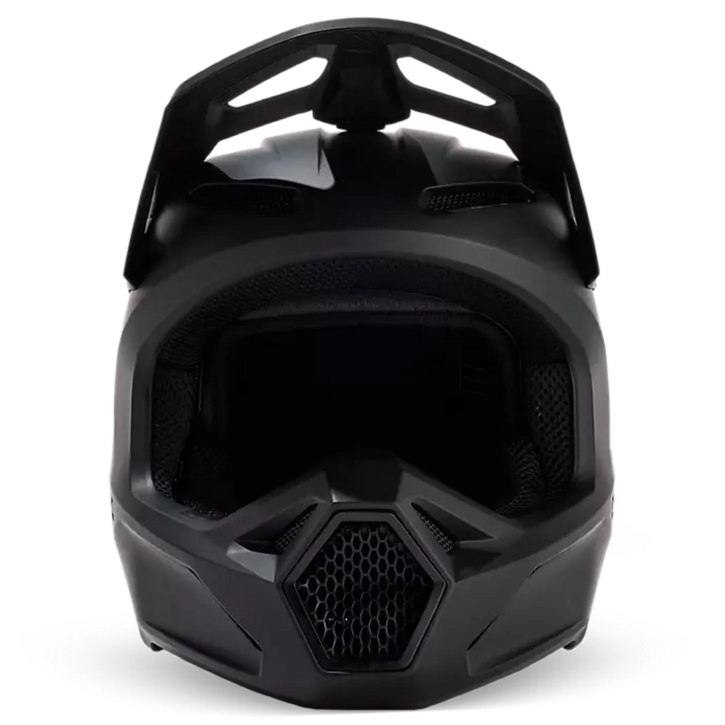 Casco fox negro discount mate