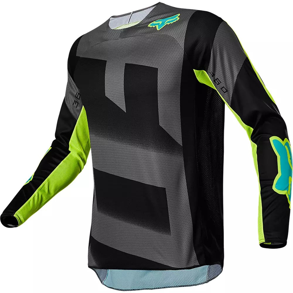 Green discount motocross jersey