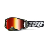 GOGGLES 100% ARMEGA SOLEDAD MICA ESPEJO ROJO