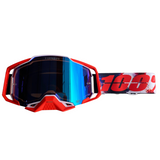 GOGGLES 100% ARMEGA HIPER MORPHO MICA ESPEJO AZUL