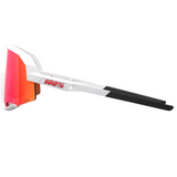 LENTES 100% SLENDALE HIPER BANCO MATE MICA ESPEJO ROJO