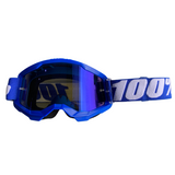 GOGGLES 100% STRATA 2 AZUL MICA ESPEJO AZUL