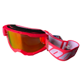 GOGGLES 100% STRATA 2 ROSA MICA ESPEJO ROJO