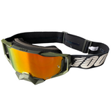 GOGGLES 100% ARMEGA SOLEDAD MICA ESPEJO ROJO