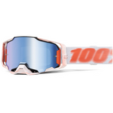 GOGGLES 100% ARMEGA TUBULAR MICA ESPEJO AZUL