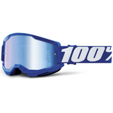 GOGGLES 100% STRATA 2 AZUL MICA ESPEJO AZUL