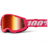 GOGGLES 100% STRATA 2 ROSA MICA ESPEJO ROJO