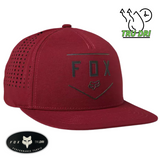 GORRA FOX SNAPBACK SHIELD ROJO OS