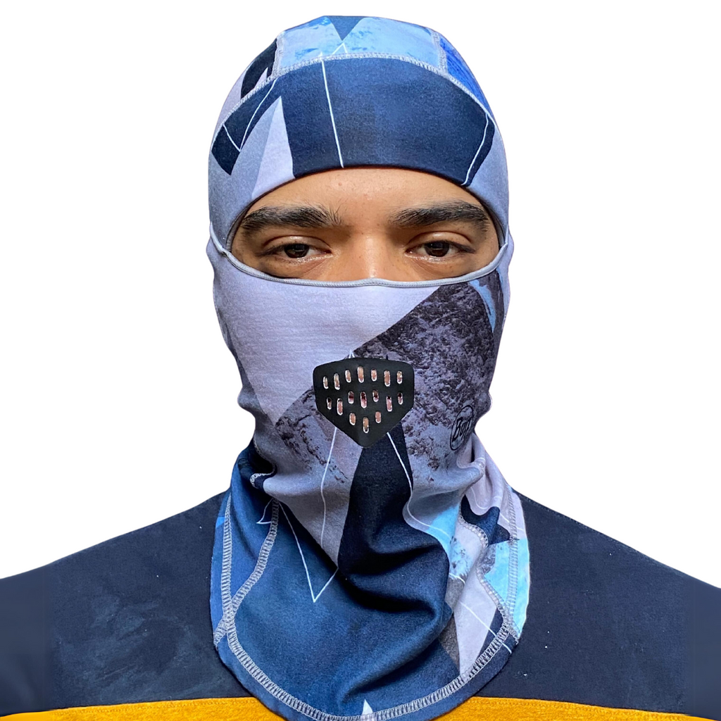 BUFF® THERMONET HINGED BALACLAVA SYNTH BLUE – BE THE RACE