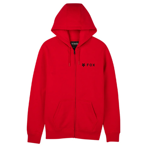 SUDADERA FOX ZIPPERED ABSOLUTE ROJO